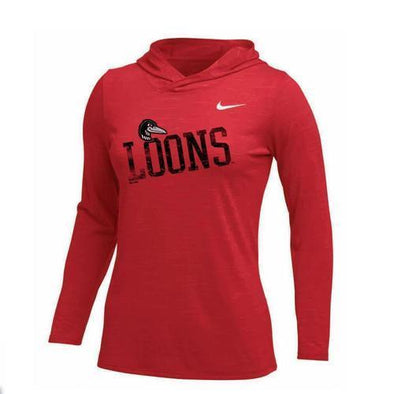 Great Lakes Loons Nike Legend Veneer Hoodie - Lady's