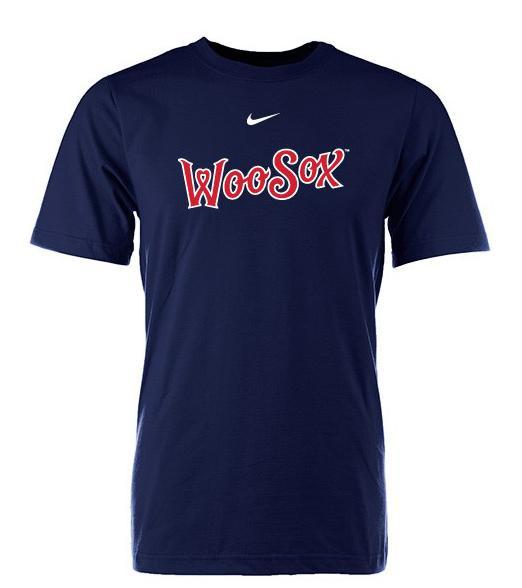 Worcester Red Sox Navy Core Wordmark Tee