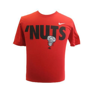 Lansing Lugnuts Nike Red 'Nuts T-shirt