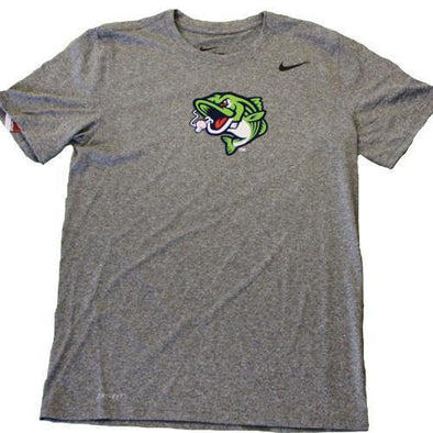 Gwinnett Stripers Nike Cap Logo Legend Short Sleeve Gray Tee
