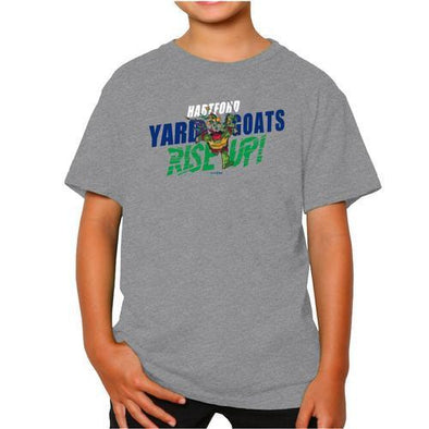 Hartford Yard Goats Retro Brand Youth Mutant Turtles Tee 2019 - Grey