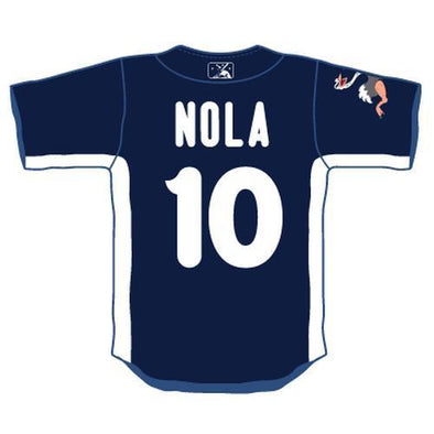 Reading Fightin Phils Fightins Navy Replica Aaron Nola Jersey