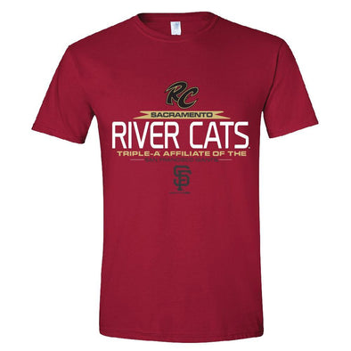 NOTCH MEN'S AFFILIATE T, SACRAMENTO RIVER CATS