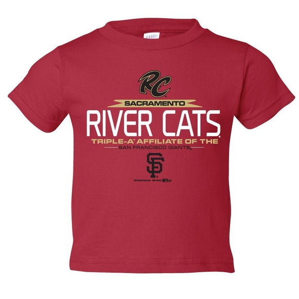 NOTCH TODDLER TEE, SACRAMENTO RIVER CATS