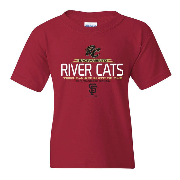 NOTCH YOUTH TEE, SACRAMENTO RIVER CATS