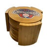 Hickory Crawdads Bamboo Coasters
