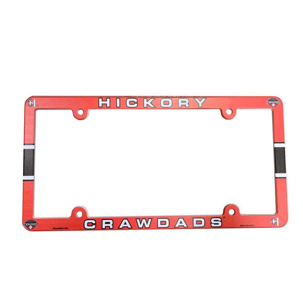 Hickory Crawdads License Plate Frame