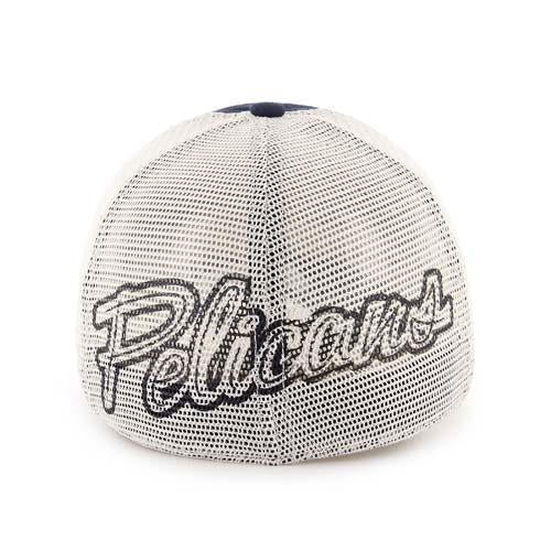 Myrtle Beach Pelicans 47 BRAND NAVY ALT STAMPER STRETCH FIT CAP