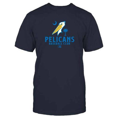 MYRTLE BEACH PELICANS TEE NAVY SCBOUND TEE