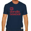 Danville Braves Adult S/S Vintage Navy T-Shirt