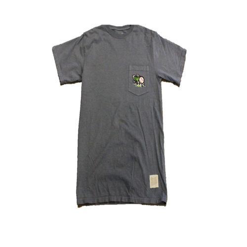 Gwinnett Stripers Original Retro Brand Tail Pocket Tee- Blue Jean