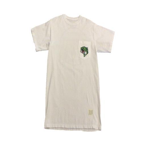 Gwinnett Stripers Original Retro Brand Cap Logo Pocket Tee- White