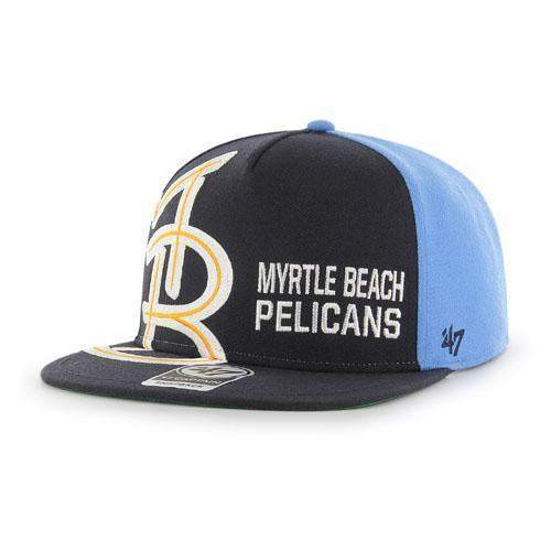 Myrtle Beach Pelicans 47 BRAND OUTER EDGE CAPTAIN SNAPBACK