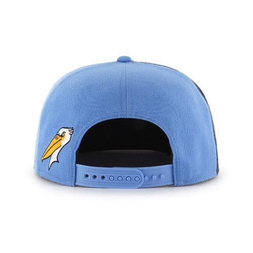 Myrtle Beach Pelicans 47 BRAND OUTER EDGE CAPTAIN SNAPBACK