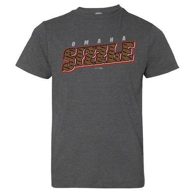 Omaha Storm Chasers Omaha Sizzle Youth Jersey Logo Tee