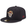 New Era RoughRiders LOW CROWN On Field BP Hat Navy