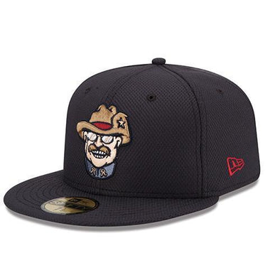 New Era RoughRiders LOW CROWN On Field BP Hat Navy