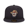 New Era RoughRiders LOW CROWN On Field BP Hat Navy
