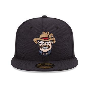 New Era RoughRiders LOW CROWN On Field BP Hat Navy