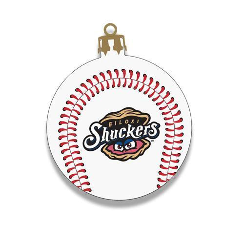 Biloxi Shuckers Ornament-Baseball