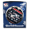 Round Rock Express Navy Round Repeating Ornament