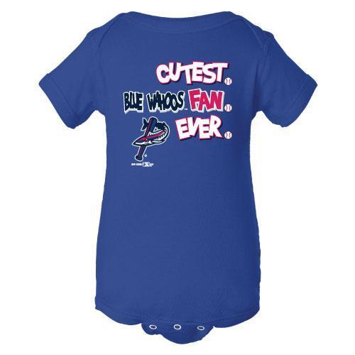 Pensacola Blue Wahoos Cutest Blue Wahoos Fan Onesie