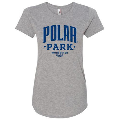 Worcester Red Sox Grey Women's Polar Park Tee