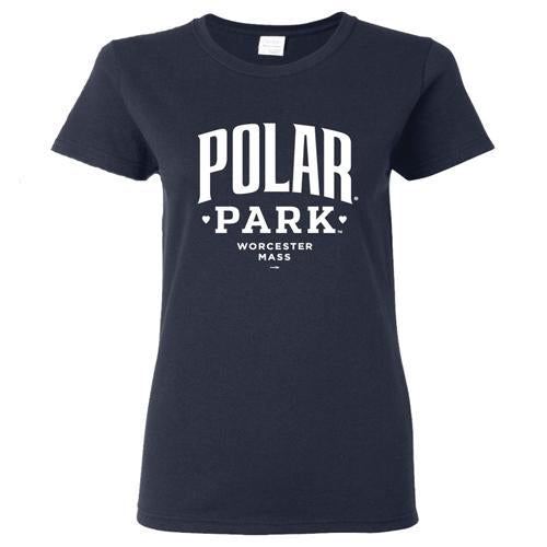 Worcester Red Sox Navy Women's Polar Park Tee