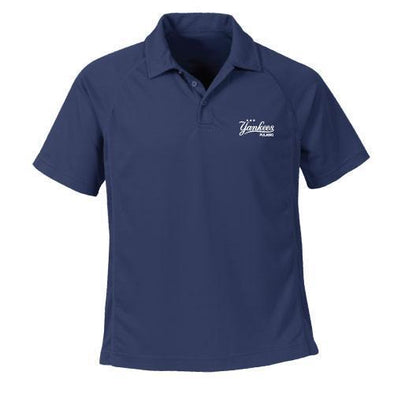 Pulaski Yankees Performance Polo - Script Logo, Navy