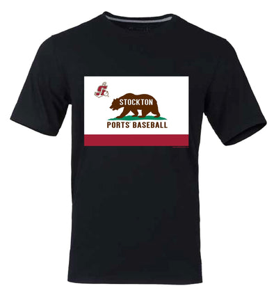 Stockton Ports California Flag Tee