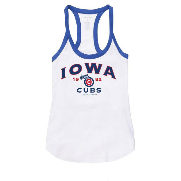 Iowa Cubs Women's Royal Ringer Tank