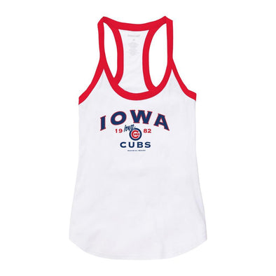 Iowa Cubs Youth Girl's Ringer Tank