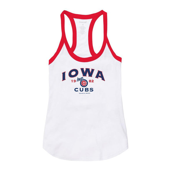 Iowa Cubs Youth Girl's Ringer Tank