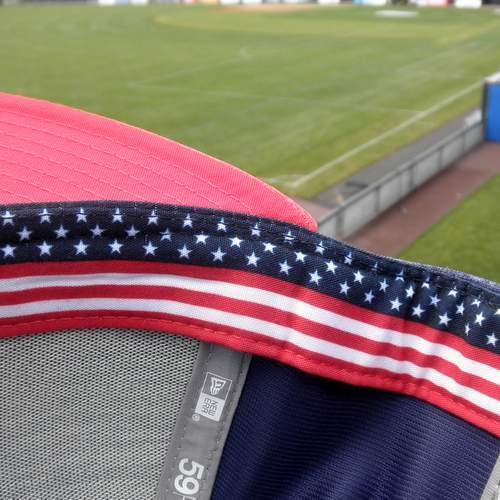 Harrisburg Senators 2017 July 4th On Field Cap