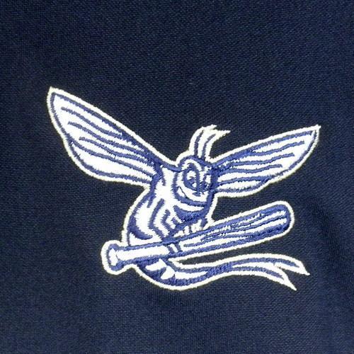 Harrisburg Senators Men's Polo - Navy with Mayfly Logo