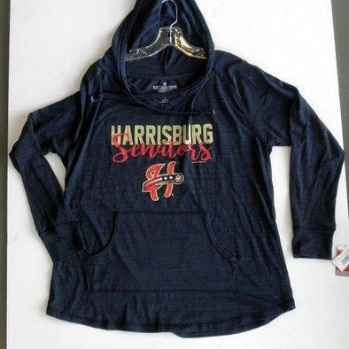 Harrisburg Senators Ladies Curvy Fit Hooded Tee