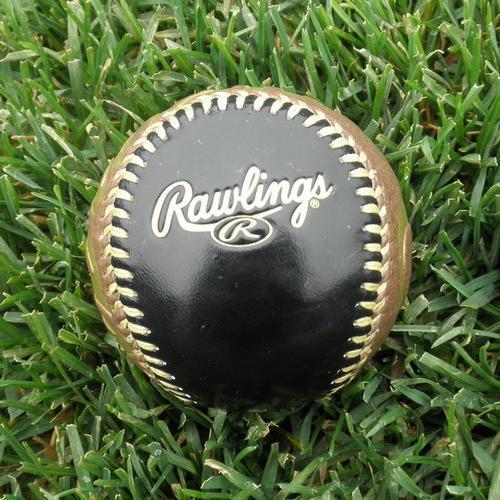 Harrisburg Senators Gold and Black Logo Ball