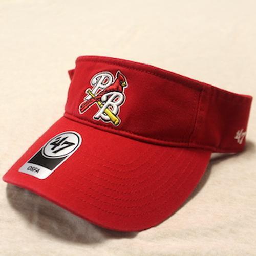 Palm Beach Cardinals PB CARDINALS RED LOGO VISOR