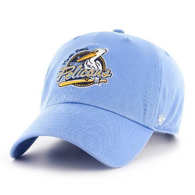 Myrtle Beach Pelicans 47 BRAND PERIWINKLE PRIMARY CLEAN UP ADJUSTABLE CAP