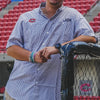 Carolina Mudcats Black Gingham PFG Super Tamiami