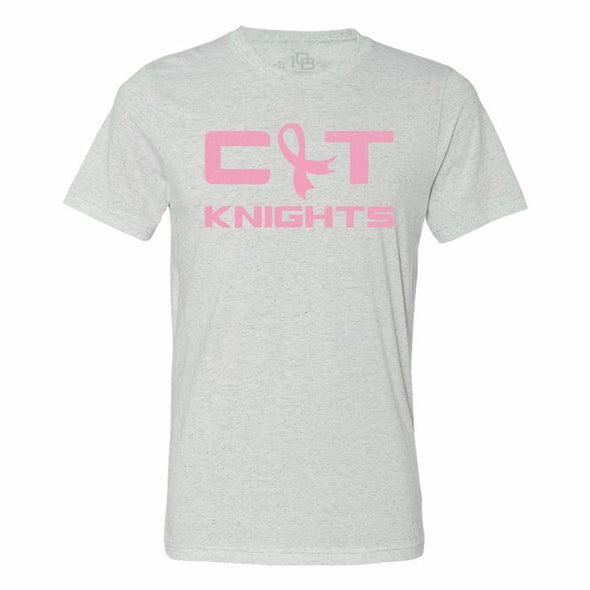 Charlotte Knights CLT Pink Ribbon Tee