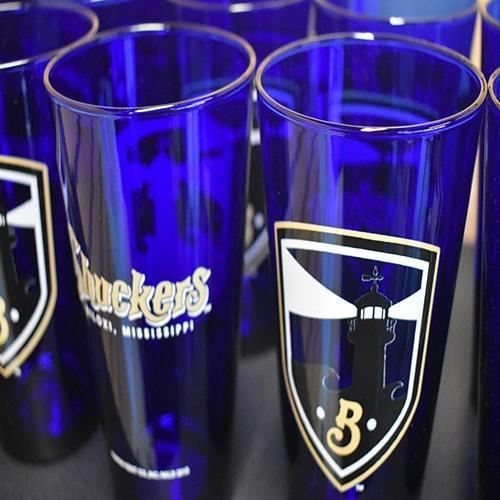 Biloxi Shuckers Drink-Pint Shield