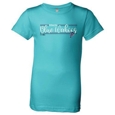 Pensacola Blue Wahoos Youth Girl's Princess Tee
