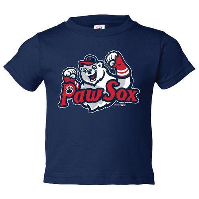 Pawtucket Red Sox PawSox Navy Toddler Primary Tee