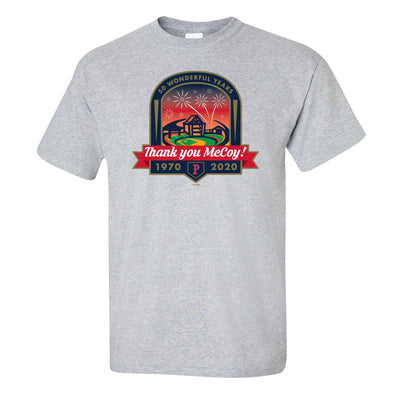 Pawtucket Red Sox Sport Gray Thank You McCoyTee