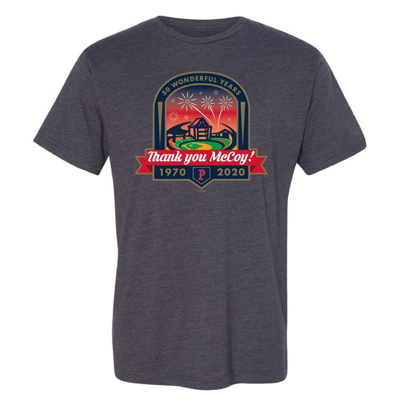 Pawtucket Red Sox Vintage Navy Thank You McCoyTee