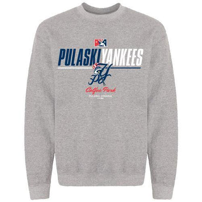 Pulaski Yankees Crew Neck Sweatshirt - Gray