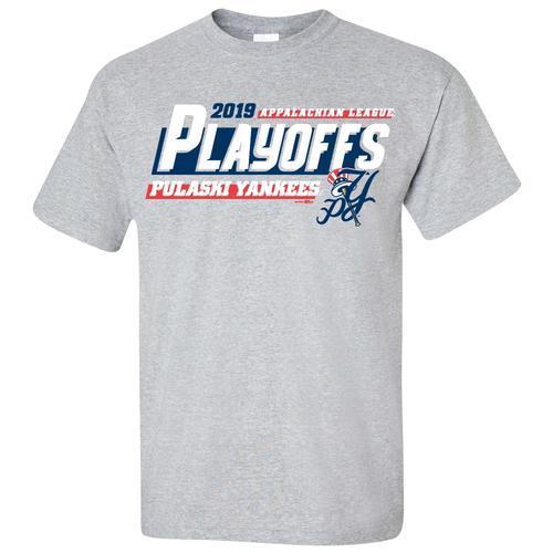 Pulaski Yankees 2019 Pulaski Yankees Playoff Shirt