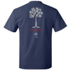 Greenville Drive Coast Navy Palmetto Christmas Tree Tee Shirt