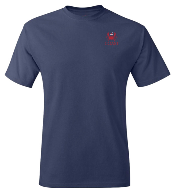 Greenville Drive Coast Navy Palmetto Christmas Tree Tee Shirt